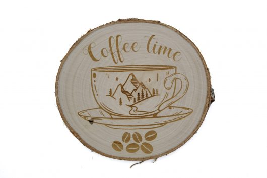 Góry „Coffee Time” – drewniana podkładka