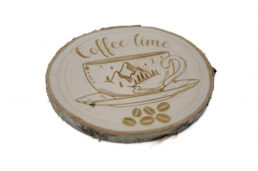 Góry „Coffee Time” – drewniana podkładka